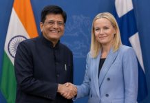 Goyal, Finnish Officials Explore Trade, Investment, and India-EU Economic Agreement.